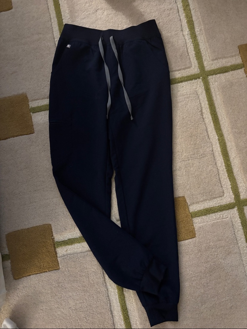 Figs Navy Drawstring Joggers